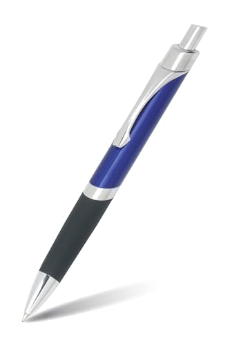 ONLINE Druck-Kugelschreiber Sporty Blau, Aluminium-Kulli, auswechselbarer Mine, dokumentenecht, blau schreibend, Metallclip ONLINE Druck-Kugelschreiber Sporty Blau, Aluminium-Kulli, auswechselbarer Mine, dokumentenecht, blau schreibend, Metallclip von Online