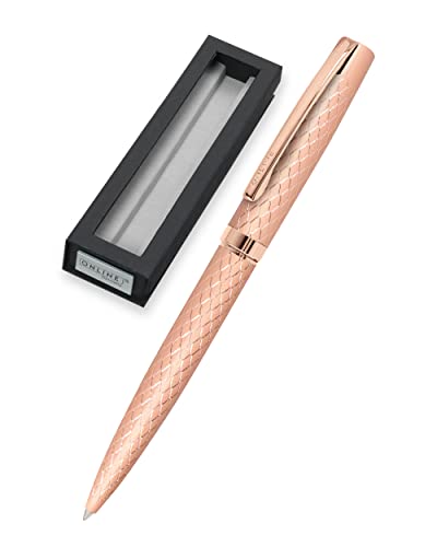 ONLINE Kugelschreiber Eleganza Diamond Rosegold I hochwertiger Metall-Kuli I auswechselbare Großraummine I Metallclip I Schreibfarbe Schwarz dokumentenecht I inkl. Geschenkverpackung von Online