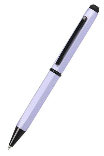 𝗢𝗡𝗟𝗜𝗡𝗘 Kugelschreiber Hexagon Stylus Lila, sechseckiger Kugelschreiber aus Aluminium, auswechselbare D1-Mine, Schreibfarbe blau, Stift mit Touchpen, 1 Stück 𝗢𝗡𝗟𝗜𝗡𝗘 Kugelschreiber Hexagon Stylus Lila, sechseckiger Kugelschreiber aus Aluminium, auswechselbare D1-Mine, Schreibfarbe blau, Stift mit Touchpen, 1 Stück von Online