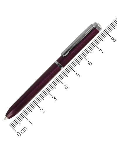 ONLINE Mini Kugelschreiber Lilac – Portemonnaie Kuli mit Drehmechanik & Metallclip I 8 cm Miniatur-Kugelschreiber mit D1-Mine, Schreibfarbe Blau I Stylischer Mini-Kuli in Flieder für unterwegs von Online