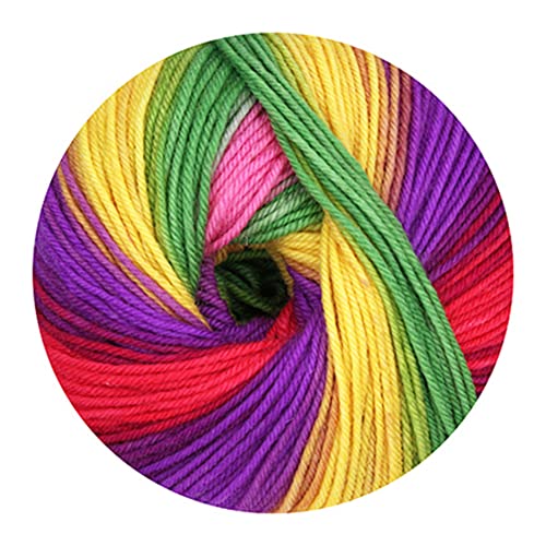 ONline Street Design Color, Linie 12, 50 g, ca. 210 m Farbe 104 rainbow 50g Wolle zum Stricken von Online