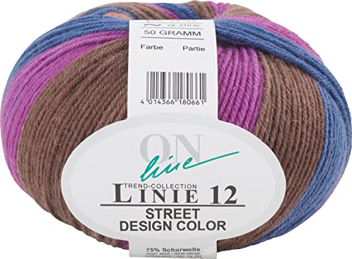 ONline Street Design Color, Linie 12, 50 g, ca. 210 m Farbe 124 ONline Street Design Color, Linie 12, 50 g, ca. 210 m Farbe 124 von ONline Garne