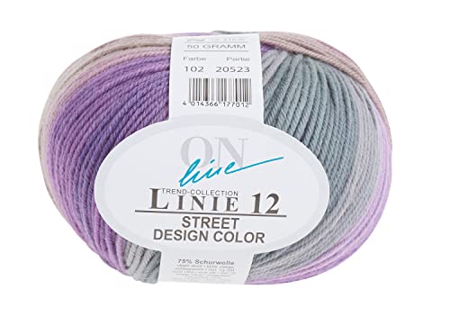 Online Handstrickgarn, 75% Schurwolle (Merino), 25% Polyamid, Farbe 102, OneSize, 50 Online Handstrickgarn, 75% Schurwolle (Merino), 25% Polyamid, Farbe 102, OneSize, 50 von ONline Garne