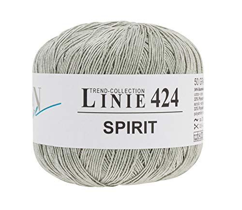ONline Wolle Spirit, 4-fädig, 50g, ca. 210m Grau, Farbe 02 von Online