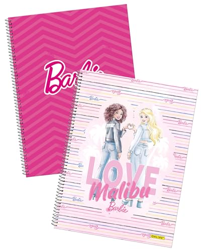 Online Collegeblöcke Barbie A4, kariert I Block 160 Seiten, 80 Blatt I Studentblock mit stylischem Barbie-Motiven zum Schreiben & Zeichnen I Hardcover Schreibblock I Schul- und Notizblock A4 Online Collegeblöcke Barbie A4, kariert I Block 160 Seiten, 80 Blatt I Studentblock mit stylischem Barbie-Motiven zum Schreiben & Zeichnen I Hardcover Schreibblock I Schul- und Notizblock A4 von Online