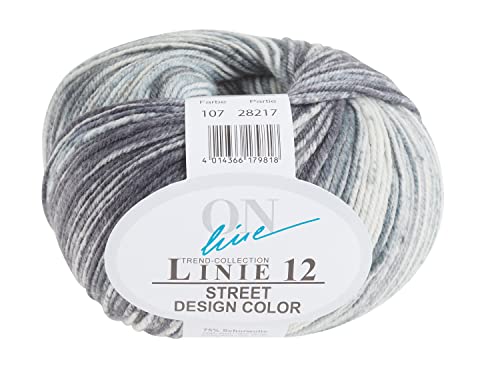 Online Handstrickgarn, 75% Schurwolle (Merino), 25% Polyamid, Farbe 107, OneSize von ONline Garne