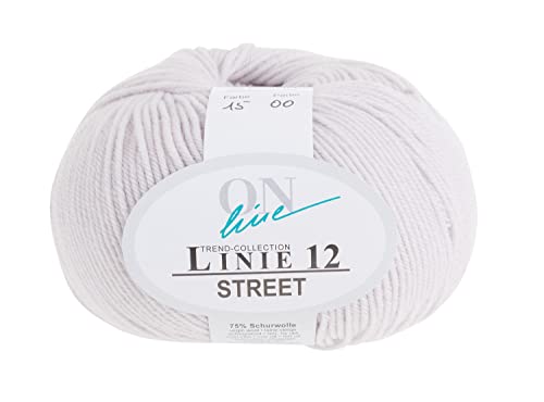 Online Handstrickgarn, 75% Schurwolle (Merino), 25% Polyamid, Farbe 15, OneSize, 210 von ONline Garne