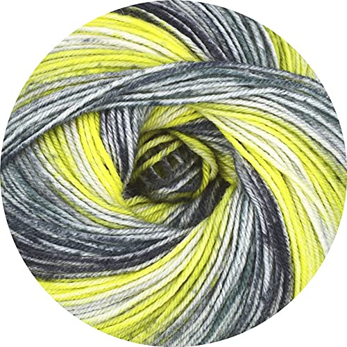 Online Linie 12 Street Design Color 129, weiche Merinowolle mit Farbverlauf zum Stricken oder Häkeln (Merino extrafein superwash), auch als Sockenwolle geeignet von Online