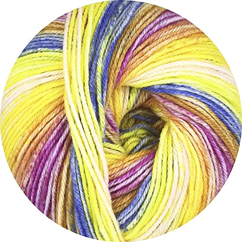 Online Linie 12 Street Design Color 131, weiche Merinowolle mit Farbverlauf zum Stricken oder Häkeln (Merino extrafein superwash), auch als Sockenwolle geeignet von Online