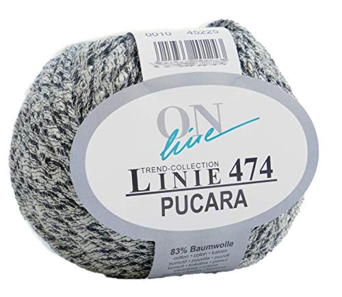 Online Linie 474 Pucara Farbe 10 schwarz, Frottee Wolle Sommer Effektgarn, Baumwollmischgarn zum Stricken oder Häkeln Online Linie 474 Pucara Farbe 10 schwarz, Frottee Wolle Sommer Effektgarn, Baumwollmischgarn zum Stricken oder Häkeln von Online