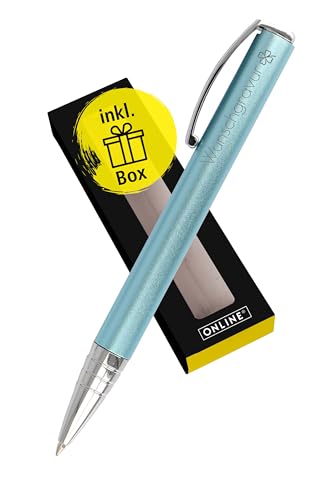 Online Personalisierter Kugelschreiber Vision Turquoise mit Gravur als Geschenk I Drehkugelschreiber mit klarem Design & Großraummine I Mit individuellem Namen I Türkiser Kuli mit Geschenkverpackung Online Personalisierter Kugelschreiber Vision Turquoise mit Gravur als Geschenk I Drehkugelschreiber mit klarem Design & Großraummine I Mit individuellem Namen I Türkiser Kuli mit Geschenkverpackung von Online