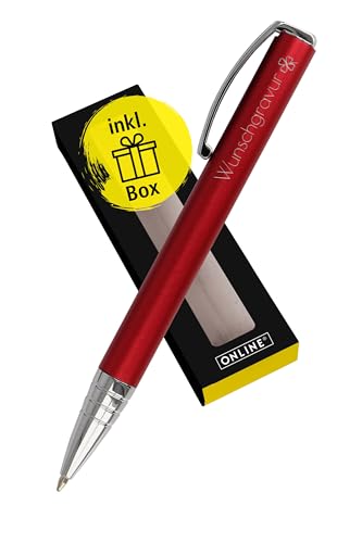 Online Personalisierter Kugelschreiber Vision Wild Berry mit Gravur als Geschenk I Drehkugelschreiber mit klarem Design & Großraummine I Mit individuellem Namen I Roter Kuli mit Geschenkverpackung Online Personalisierter Kugelschreiber Vision Wild Berry mit Gravur als Geschenk I Drehkugelschreiber mit klarem Design & Großraummine I Mit individuellem Namen I Roter Kuli mit Geschenkverpackung von Online