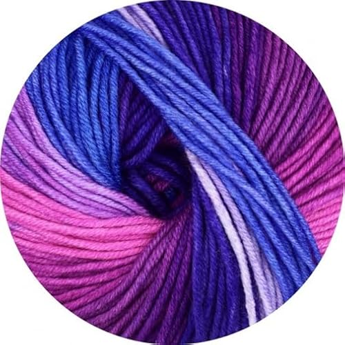 Online Wolle Linie 4 Starwool Design Color 221, weiche Merinowolle mit Farbverlauf zum Stricken oder Häkeln (Merino extrafein superwash) von Online
