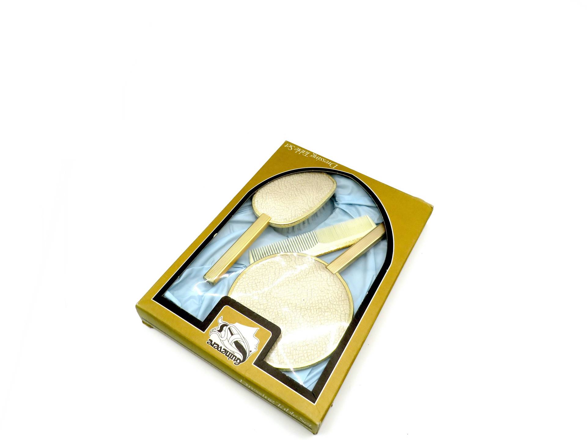 Vintage Schminktisch Set/Handspiegel Boxed Wie Neu Kleiderbürste Made in England Vanity Mid Century Vintage Schminktisch Set/Handspiegel Boxed Wie Neu Kleiderbürste Made in England Vanity Mid Century von OnlineRetroEmporium