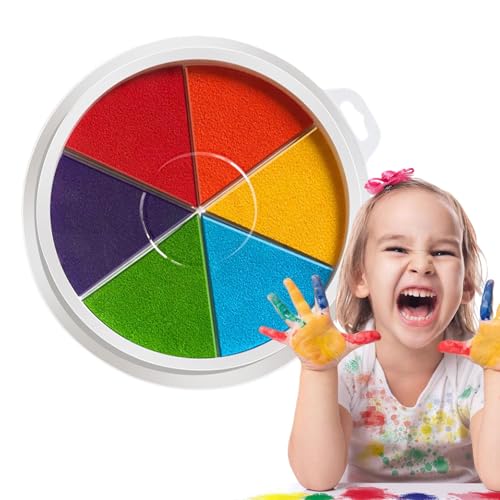Fingerfarben Kinder Ungiftig, Fingerfarbe Lustige Fingermalerei Kit, Waschbar Fingermalfarben Mit Buch DIY, Schlammmalerei Funny Finger Painting Kit, Baby Fingerfarben Kinder Für Zuhause, Schule von Onlynery