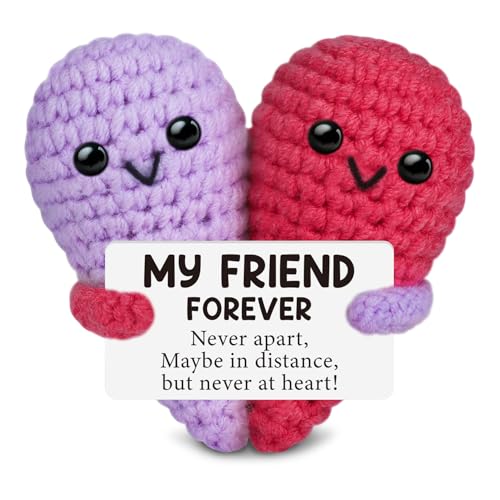 Pocket Hug Heart, Crochet Positive Geschenke für Mein Ewig Bester Freund Emotional Support Strickpuppe aus Wolle Handgefertigt Plüsch Geschenke für Freunde Weihnachts- und Geburtstagsgeschenke Pocket Hug Heart, Crochet Positive Geschenke für Mein Ewig Bester Freund Emotional Support Strickpuppe aus Wolle Handgefertigt Plüsch Geschenke für Freunde Weihnachts- und Geburtstagsgeschenke von Onperpoe