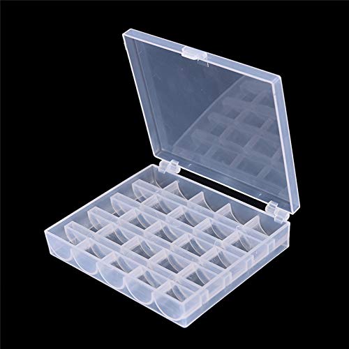Onsinic 25 Slots Leere Spulen Spulenkasten Box Nähmaschine Spule Kofferabdeckungen Nähen Handwerk Kunststoff Hülle Aufbewahrungsbox Für Nähmaschine Onsinic 25 Slots Leere Spulen Spulenkasten Box Nähmaschine Spule Kofferabdeckungen Nähen Handwerk Kunststoff Hülle Aufbewahrungsbox Für Nähmaschine von Onsinic