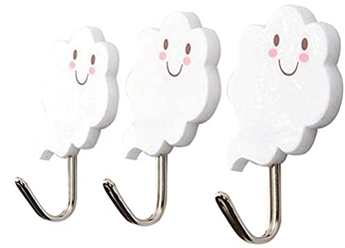 Onsinic 3pcs Wandhaken Wolken Shaped Adhesive Haken Aufhänger Stock Auf Wand-tür-aufhänger-Tuch-Kleidung Racks Halter Onsinic 3pcs Wandhaken Wolken Shaped Adhesive Haken Aufhänger Stock Auf Wand-tür-aufhänger-Tuch-Kleidung Racks Halter von Onsinic