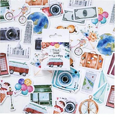 Onsinic 46 PC-neue Reise-Aufkleber DIY Retro, klassischer Reise-Aufkleber für Scrapbooking Tagebuch-Dekor-Aufkleber-Protokoll-Auflage-Briefpapier Onsinic 46 PC-neue Reise-Aufkleber DIY Retro, klassischer Reise-Aufkleber für Scrapbooking Tagebuch-Dekor-Aufkleber-Protokoll-Auflage-Briefpapier von Onsinic