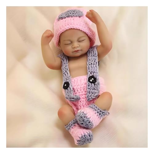 Opaeroo Realistische Mini-Reborn Mädchen Puppe 25cm | Weiches Vinyl mit Schnuller, Flasche, Kleidung & Zertifikat | Handgefertigte Sammlerpuppe (200g) von Opaeroo