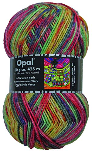 100g Sockenwolle Opal Hundertwasser III - Blinde Venus - 3206 von OPAL