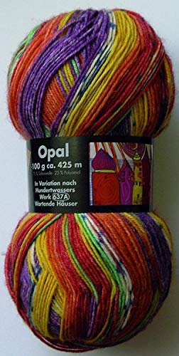 OPAL Sockenwolle Hundertwasser I - Wartende Häuser von OPAL