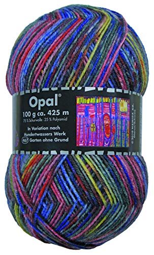 100g Sockenwolle Opal Hundertwasser III - Garten ohne Grund - 3205 von Opal