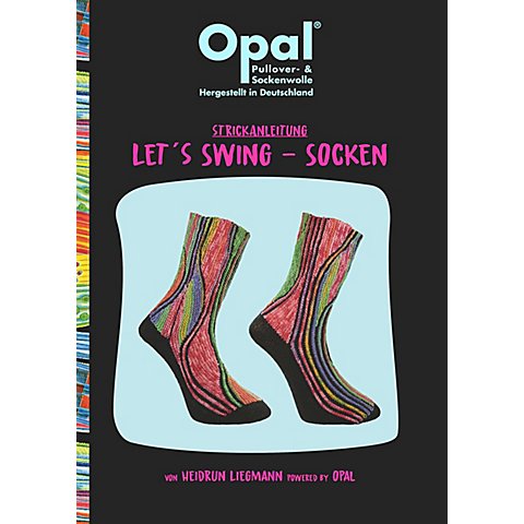 Opal Strickanleitung "Let&apos;s Swing-Socken" von Opal