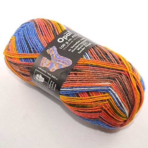 Tutto Opal Sockenwolle Hundertwasser, Farbe: 2103 von OPAL