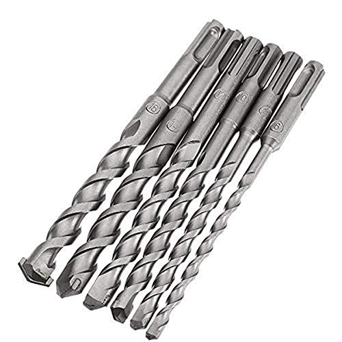 6 Tlg SDS Plus Bohrer Set Hammerbohrer Set Rundgriff Schlagbohrer 6mm 8mm 10mm 12mm 14mm 16mm 6 Tlg SDS Plus Bohrer Set Hammerbohrer Set Rundgriff Schlagbohrer 6mm 8mm 10mm 12mm 14mm 16mm von Opaltool