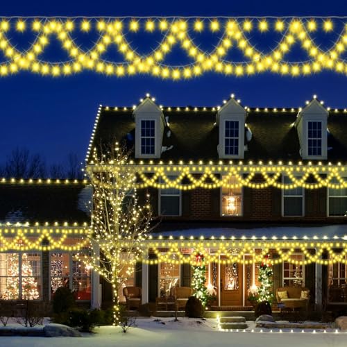 Opard Weihnachtsaußen Weihnachtsbeleuchtung Außen 10m 380 LED mit 8 Beleuchtungsmodi und Memory Funktion, Ausziehbare Wasserdichte Weihnachtsdeko Halbkreis Lichterkette mit Stecker Opard Weihnachtsaußen Weihnachtsbeleuchtung Außen 10m 380 LED mit 8 Beleuchtungsmodi und Memory Funktion, Ausziehbare Wasserdichte Weihnachtsdeko Halbkreis Lichterkette mit Stecker von Opard