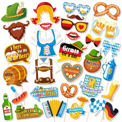 Opdestn Oktoberfest Selfie Zubehör | Lustiges Fotozubehör Zum Oktoberfest Bierfest | Lustige Partyaccessoires Für Feste Partys Erwachsene Jugendliche Opdestn Oktoberfest Selfie Zubehör | Lustiges Fotozubehör Zum Oktoberfest Bierfest | Lustige Partyaccessoires Für Feste Partys Erwachsene Jugendliche von Opdestn