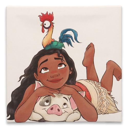 Disney Moana, Pua und Hei Hei Galerie Leinwand-Wanddekoration, bezaubernde Moana-Wandkunst für Kinderzimmer oder Spielzimmer Disney Moana, Pua und Hei Hei Galerie Leinwand-Wanddekoration, bezaubernde Moana-Wandkunst für Kinderzimmer oder Spielzimmer von Open Road Brands