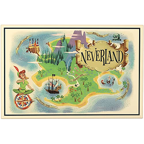 Open Road Brands Disney Peter Pan Neverland Karte – Große Peter Pan Wanddekoration für Kinderzimmer, Spielzimmer oder Kinderzimmer Open Road Brands Disney Peter Pan Neverland Karte – Große Peter Pan Wanddekoration für Kinderzimmer, Spielzimmer oder Kinderzimmer von Open Road Brands