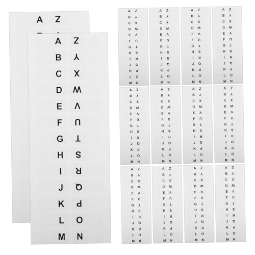 14 Blatt Selbstklebende Alphabet Registerkarten Notizbuch Seitenmarker Weiße Indexetiketten für Effektive Organisation und Einfache Nutzung 14 Blatt Selbstklebende Alphabet Registerkarten Notizbuch Seitenmarker Weiße Indexetiketten für Effektive Organisation und Einfache Nutzung von Operitacx