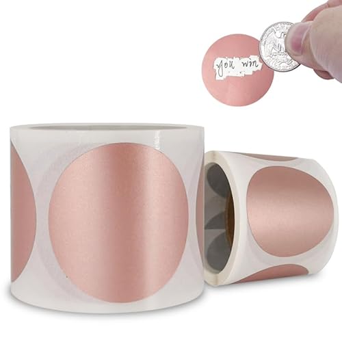 150 StüCk Runde Rubbelaufkleber - Selbstklebende Kratzsticker FüR Partys, NotizbüCher Und Dekoration, 2.5cm Goldene Etiketten 150 StüCk Runde Rubbelaufkleber - Selbstklebende Kratzsticker FüR Partys, NotizbüCher Und Dekoration, 2.5cm Goldene Etiketten von Operitacx