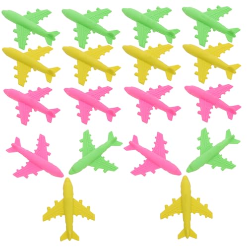 18Stücke Flugzeug Radiergummis Cartoon Schulbedarf für für Schulpreise und Party Mitgebsel Lustige Radiergummis im Flugzeugdesign von Operitacx