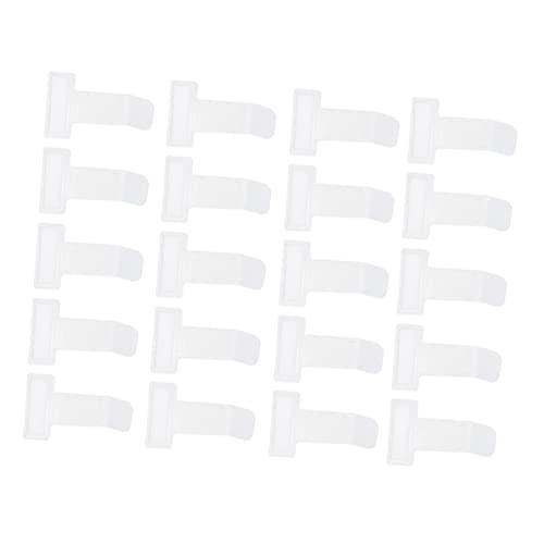 20 Stück Transparente Tickethalter Clips für Windschutzscheibe Einfache mit Doppelseitigem Klebeband für Parktickets und Notizen Platzsparend und Ordentlich von Operitacx