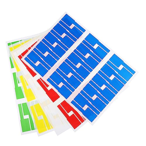 50 Blatt Kabelbeschriftungset Selbstklebende Kabeletiketten pro Farbe für Einfache Kabelorganisation Kabelmanagement für Computer Netzwerkkabel 50 Blatt Kabelbeschriftungset Selbstklebende Kabeletiketten pro Farbe für Einfache Kabelorganisation Kabelmanagement für Computer Netzwerkkabel von Operitacx