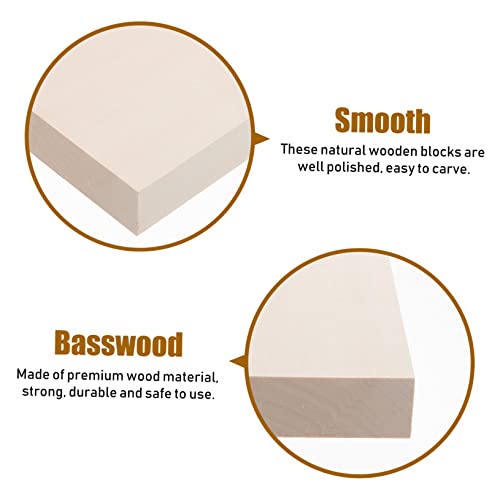 5Stücke DIY Holzplanken Unbearbeitete Basswood Planken für Handwerk und Basteln für Projekte und Holzverzierungen 5Stücke DIY Holzplanken Unbearbeitete Basswood Planken für Handwerk und Basteln für Projekte und Holzverzierungen von Operitacx