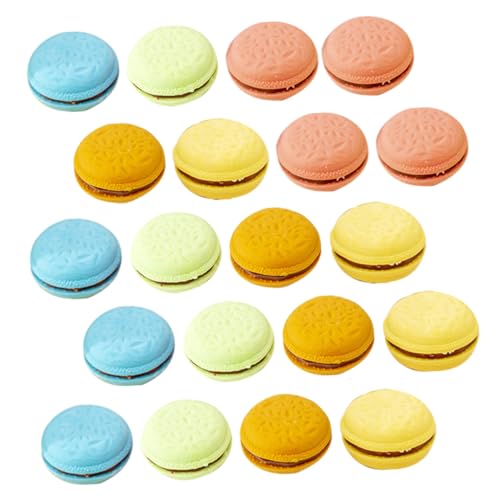 Kawaii Radierer Macaron Radiergummis Bunten für Schule und Kreative Bastelprojekte Sicher und Handlich von Operitacx