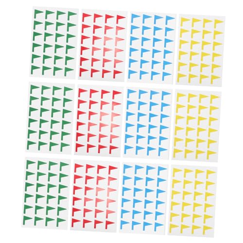 Operitacx 1 Packung Kleine Flaggen Aufkleber Bunte Index Tabs für Markieren von Notizen für Geographieunterricht von Operitacx