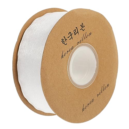 Operitacx 1 Rolle 4cm Band Weihnachtsband Schleife Hochzeit wickeln Gold seidenband ribbon the craft xmas decoration DIY-Material Banddekor weihnachtsparty versorgung Geschenkband Garn Weiß Operitacx 1 Rolle 4cm Band Weihnachtsband Schleife Hochzeit wickeln Gold seidenband ribbon the craft xmas decoration DIY-Material Banddekor weihnachtsparty versorgung Geschenkband Garn Weiß von Operitacx