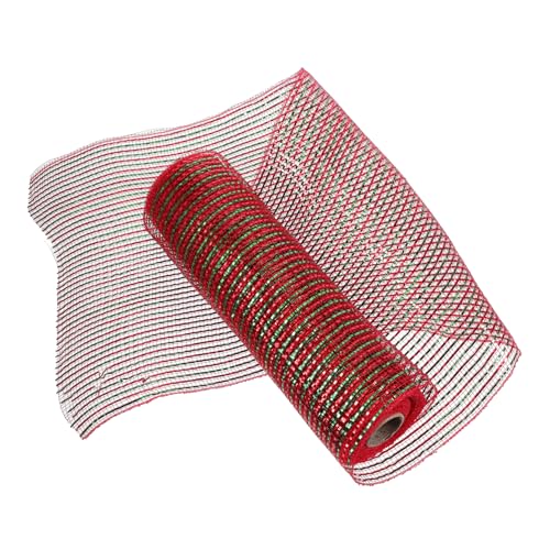 Operitacx 1 Rolle Deko Netzband Pastellband Mullband Zum Verpacken Dünnes Bastelband Goldband Hochzeits/Babybänder Bänder Zum Basteln Bänder Zum Basteln Band Mit Ausgefransten von Operitacx