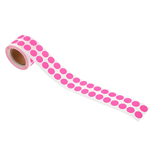 Operitacx 1 Rolle Farbcodierte Aufkleber Punkt Etiketten Farbcodierungsaufkleber farbig kinderzimmer sticker scrapbooking sticker Dekorationsaufkleber Versiegelungsabziehbilder Papier Rosa von Operitacx