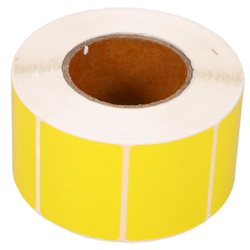 Operitacx 1 Rolle Farbige Thermoetiketten Selbstklebend für Thermodrucker Wiederverwendbare Aufkleber zur Organisation und Etikettierung Kompatibel mit Gängigen Druckermodellen von Operitacx