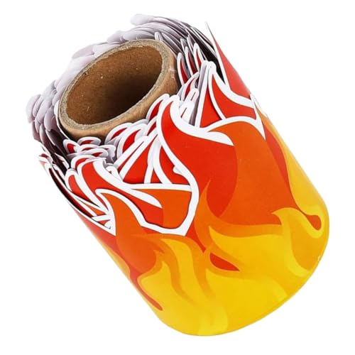Operitacx 1 Rolle Flammen Bordüre für Pinnwand Dekorative Wandaufkleber für Klassenzimmer Kreidetafeln Einfach Anzubringen Auffälliges Design für Kreative Dekoration Operitacx 1 Rolle Flammen Bordüre für Pinnwand Dekorative Wandaufkleber für Klassenzimmer Kreidetafeln Einfach Anzubringen Auffälliges Design für Kreative Dekoration von Operitacx
