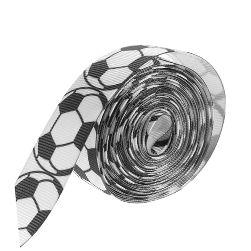Operitacx 1 Rolle Fussball Dekorationsband Hochwertiges Satin Ribbon für Geschenkschachteln Bouquets und Kuchen für Diy Bastelprojekte und Fußball Mottopartys Operitacx 1 Rolle Fussball Dekorationsband Hochwertiges Satin Ribbon für Geschenkschachteln Bouquets und Kuchen für Diy Bastelprojekte und Fußball Mottopartys von Operitacx