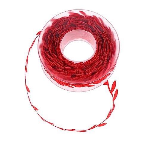 Operitacx 1 Rolle Geschenkverpackungsband Weihnachtsband rote Girlande Blattband zum Basteln Schleife Künstliche Blätter DIY-Bänder Geschenkband Blumen Blattgürtel Hanfseil Operitacx 1 Rolle Geschenkverpackungsband Weihnachtsband rote Girlande Blattband zum Basteln Schleife Künstliche Blätter DIY-Bänder Geschenkband Blumen Blattgürtel Hanfseil von Operitacx