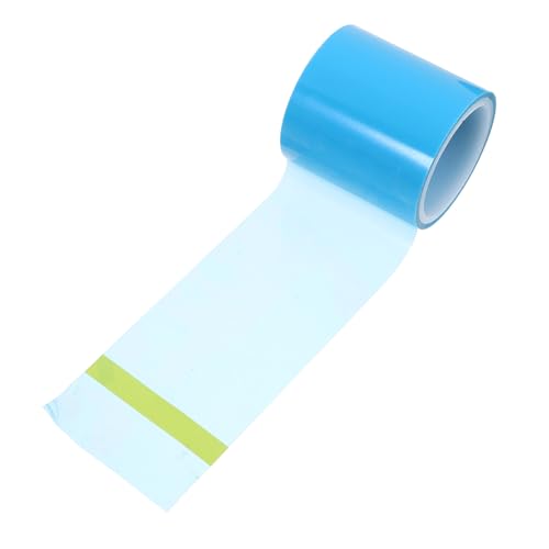 Operitacx 1 Rolle Klarer Epoxidharz Band mit Metallrahmen und Leuchtend Blauer Basis Leckfreies Diy Bastelmaterial für Epoxidharz Projekte Rückstandsfreies Klebeband für Präzise Anwendungen von Operitacx